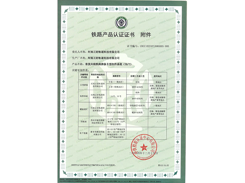 客货共线铁路弹条Ⅱ型扣件系统 (TB-T)-附件
